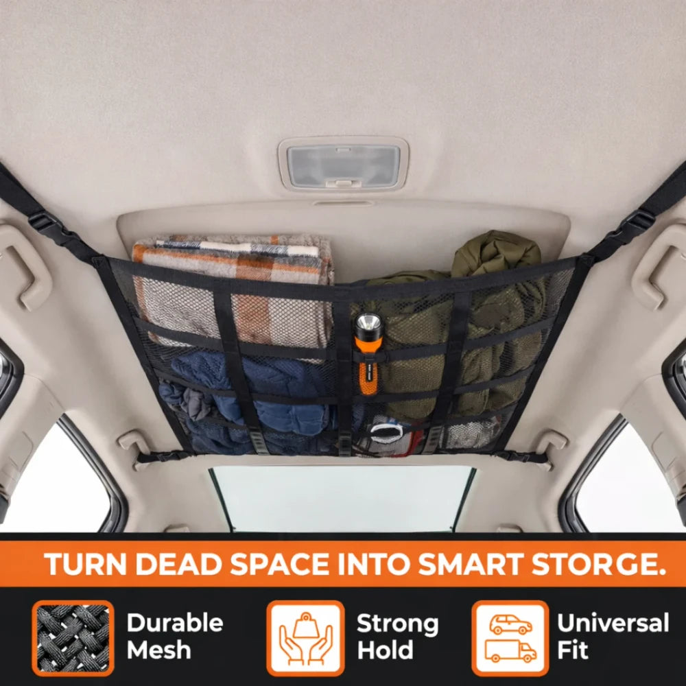 Car Ceiling Cargo Net