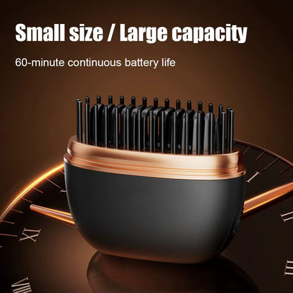 Cordless Mini Hair Straightening Brush